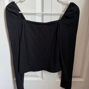 Wild Fable Black Long Sleeve Shirt - Size S
